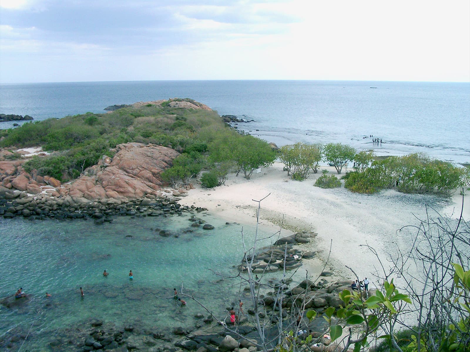 Pigeon Island near Trincomalee in Sri Lanka